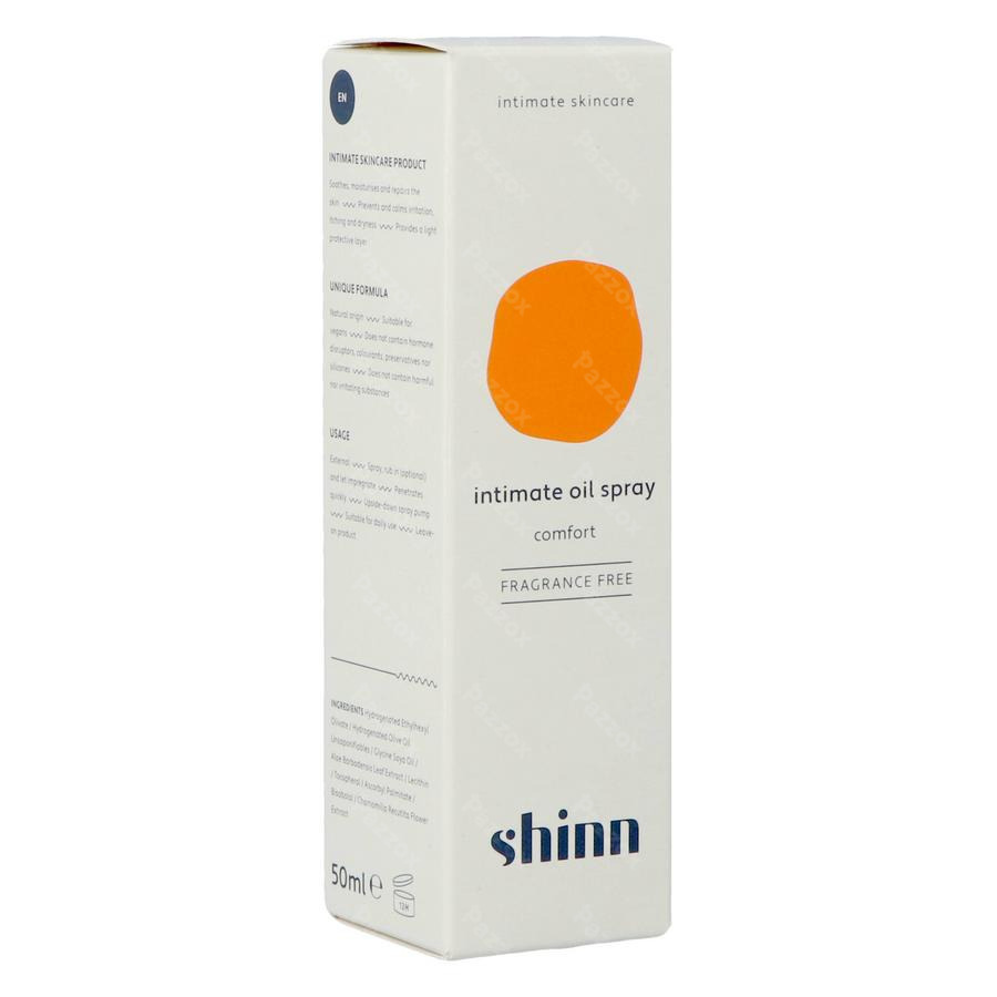 Shinn Intieme Oliespray Comfort Zonder Parfum 50ml