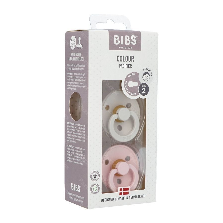Bibs 2 Fopspeen Duo Haze/blossom 2