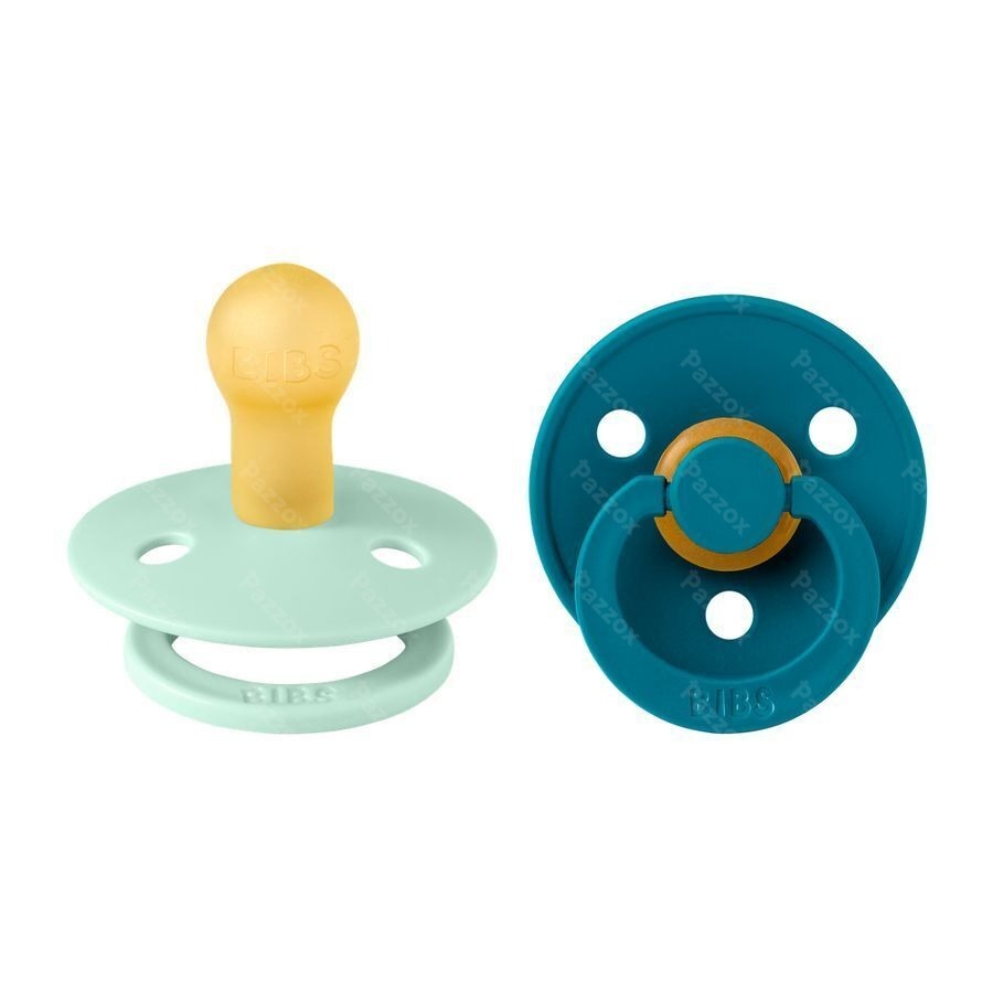 Bibs 1 Fopspeen Duo Mint/forest Lake 2