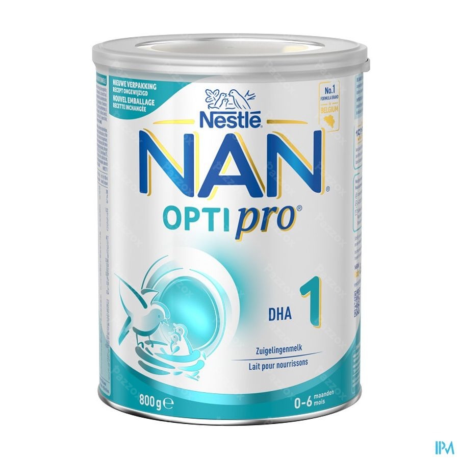 Nestlé Nan Optipro 1 Zuigelingenmelk Baby 0-6 Maanden 800g 