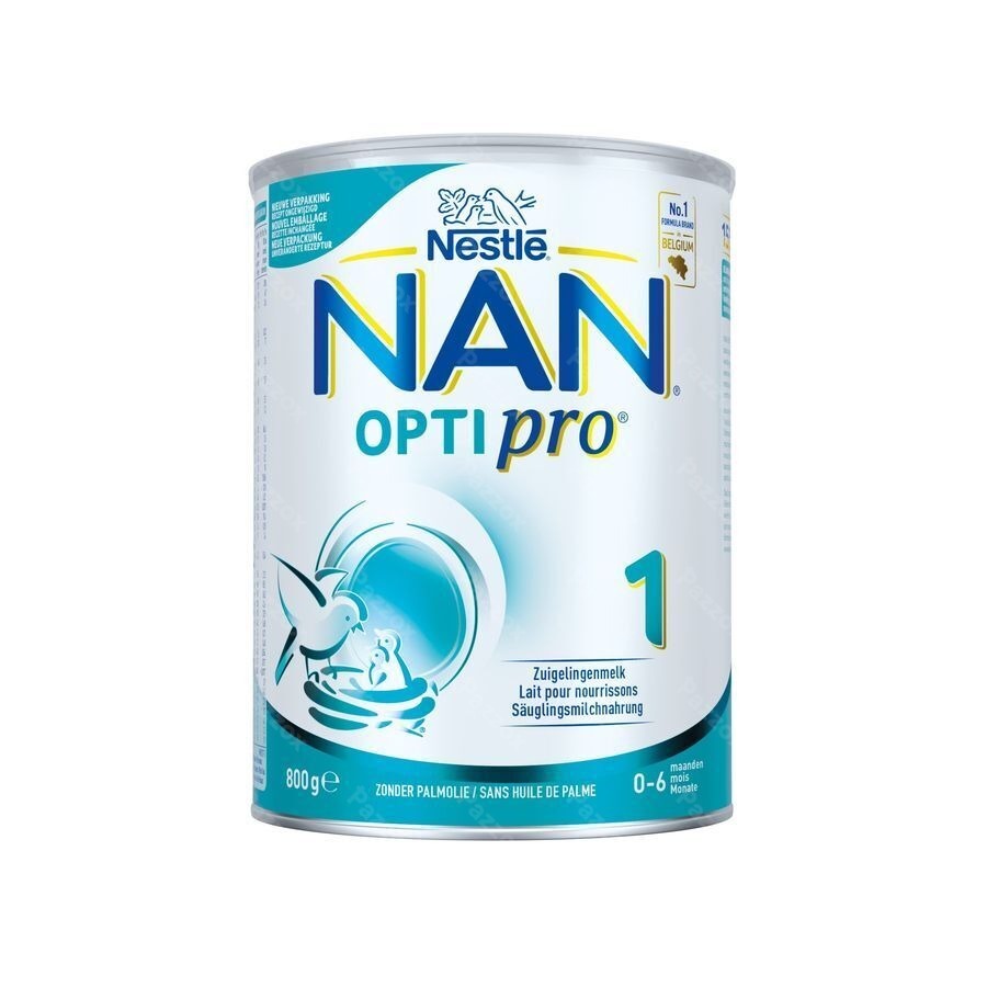 Nestlé Nan Optipro 1 Zuigelingenmelk Baby 0-6 Maanden 800g 