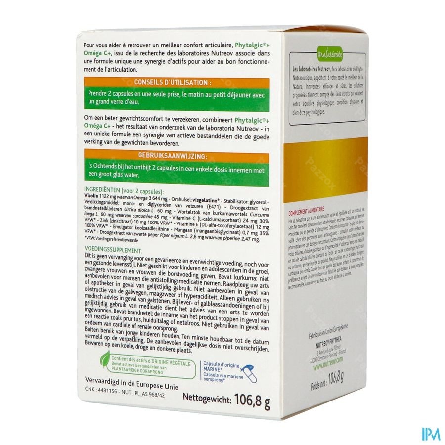 Phytalgic Omega C + BT120 120 Capsules