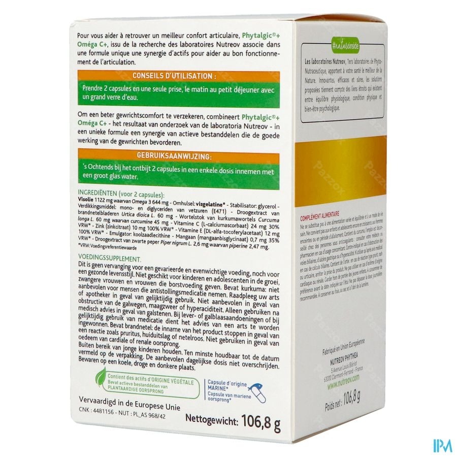 Phytalgic Omega C + BT120 120 Capsules