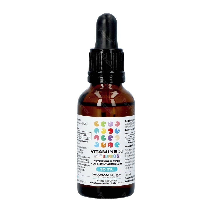 PharmaNutrics Vitamine D Actief Junior Druppels 30ml