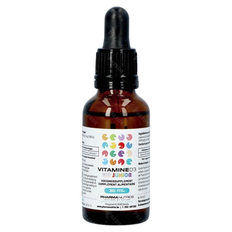 PharmaNutrics Vitamine D Actief Junior Druppels 30ml