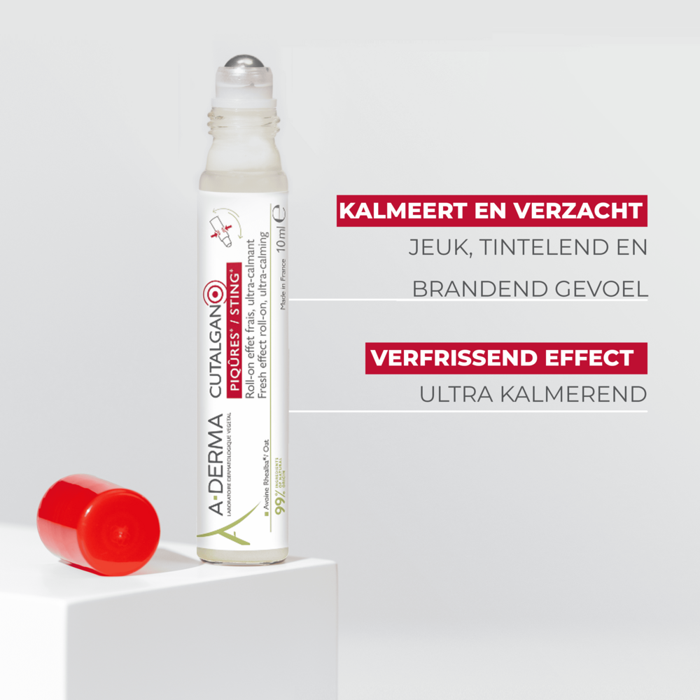 A-Derma Cutalgan Roll On Insectenbeten Irritatie 10 ml