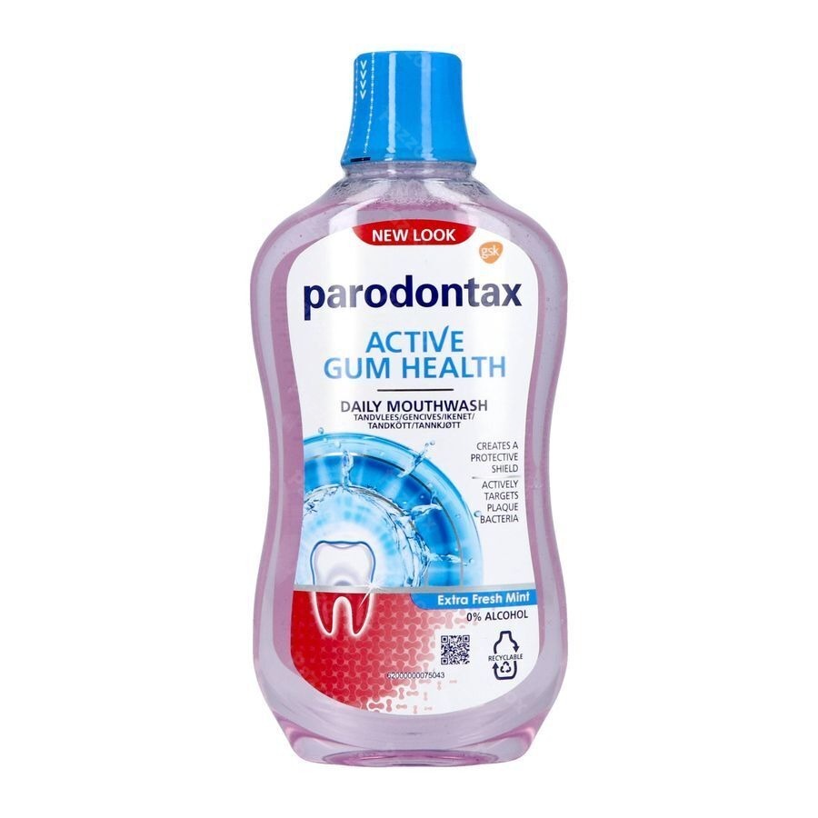 Parodontax Active Gum Health Mondwater Extra Fresh Mint 500ml