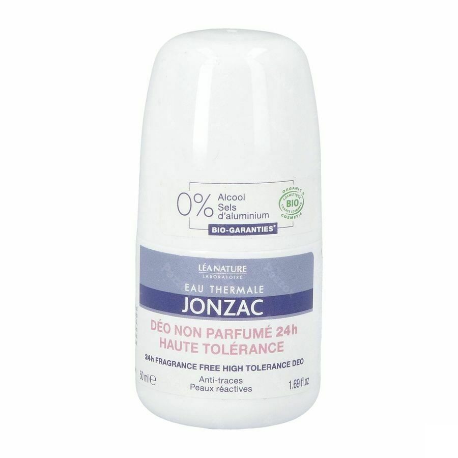 Jonzac Reactive Deo Hoge Tolerantie Z/parfum 24u Bio 50ml