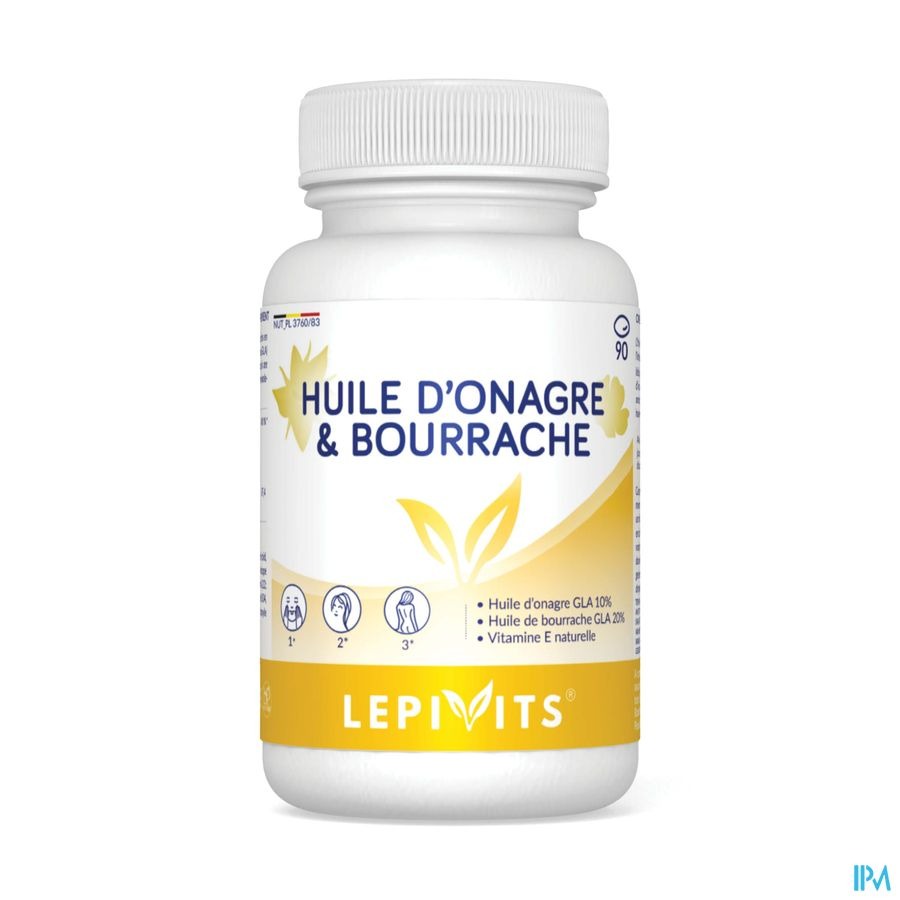 Teunisbloem & Borageolie Bio Caps 90 Lepivits