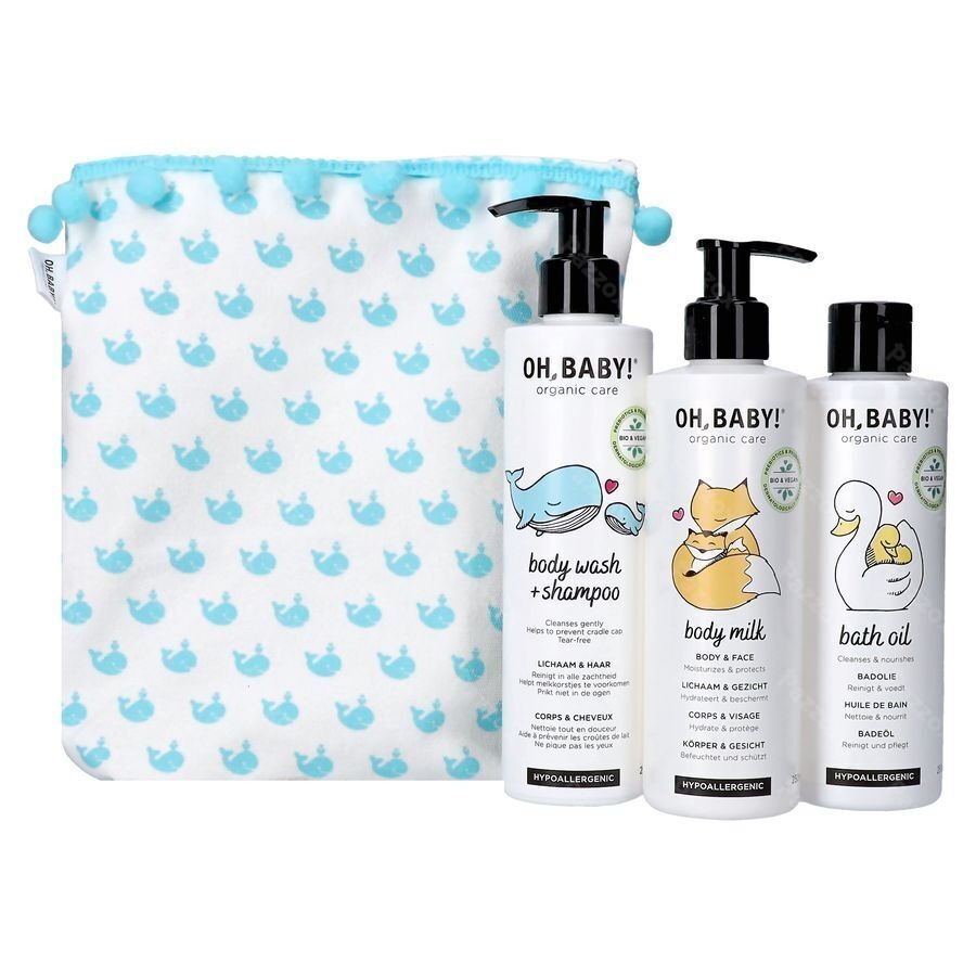 Oh Baby Toilettas Cadeau 3 Producten