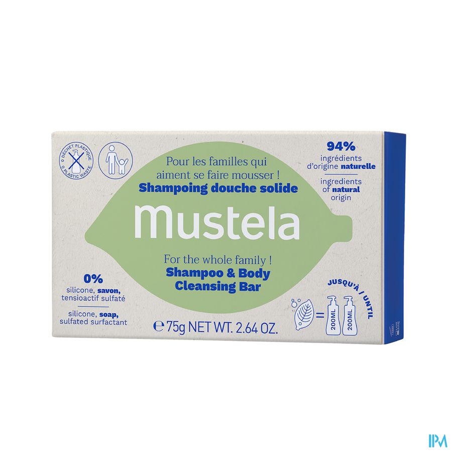 Mustela Bio Champú Sólido 75 G