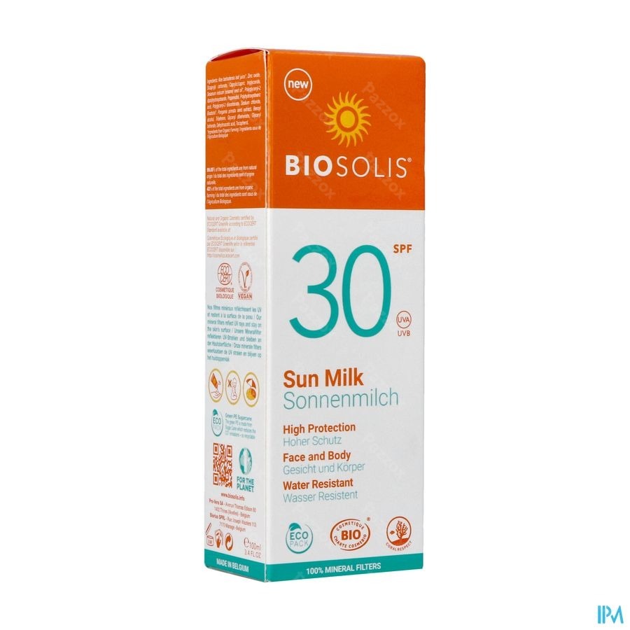 Biosolis Zonnemelk SPF30 100ml