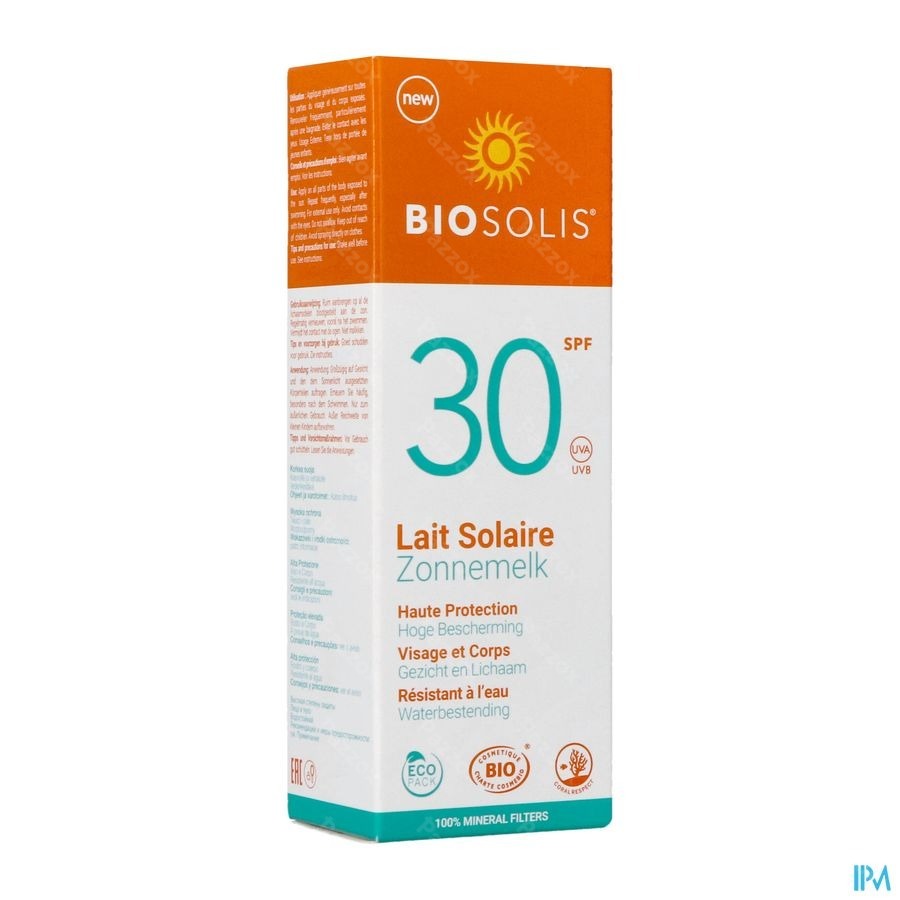 Biosolis Zonnemelk SPF30 100ml