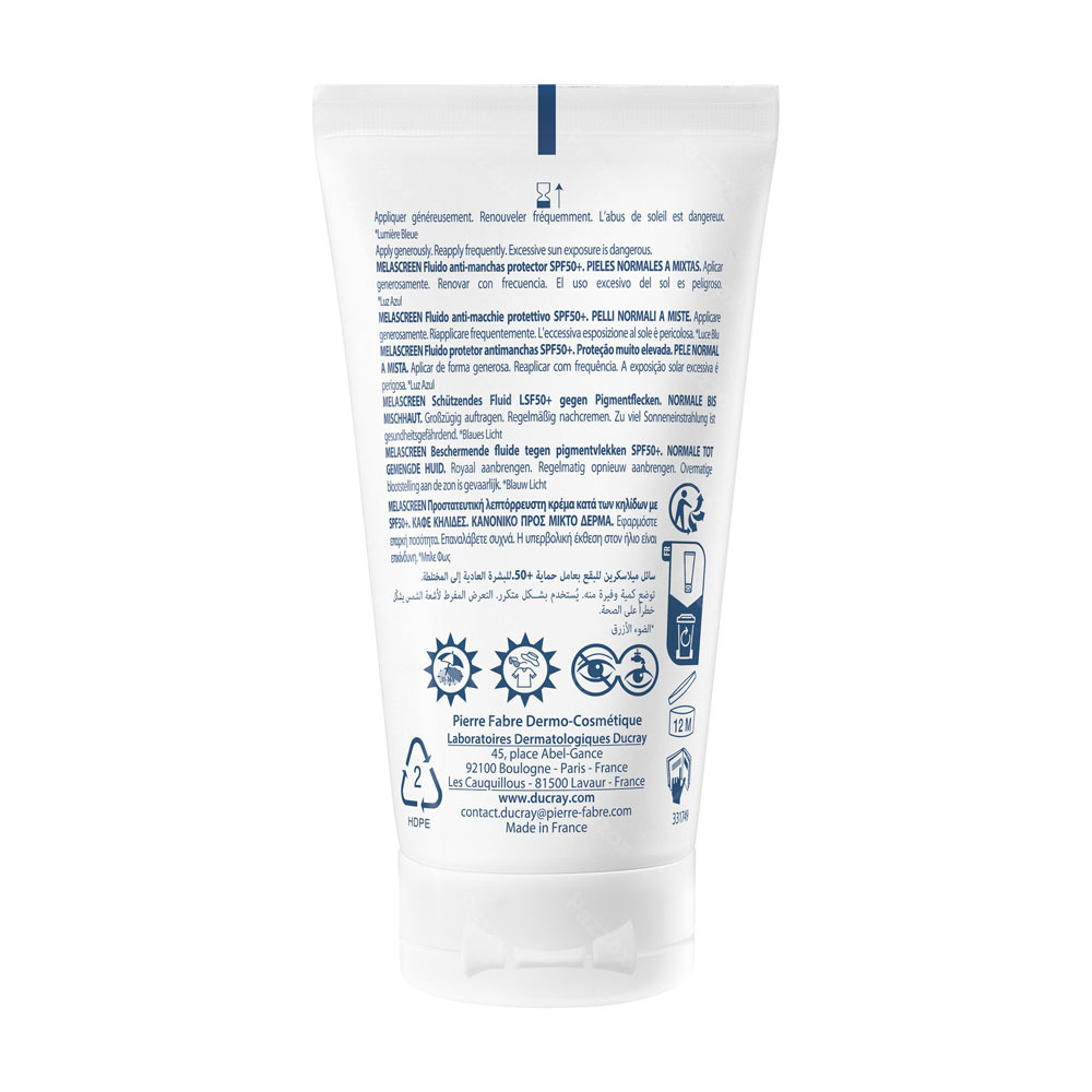 Ducray Melascreen Fluide Anti Pigmentvlekken SPF50+ 50ml