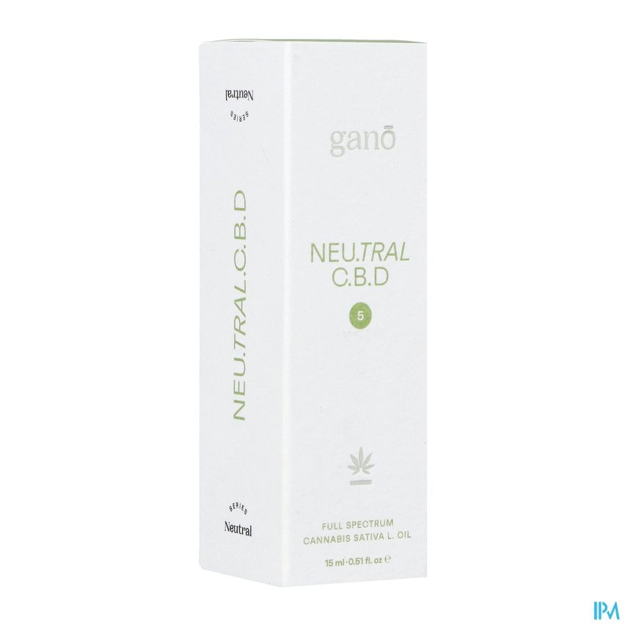 Gano Care Neutral 5% Cbd Olie 15ml