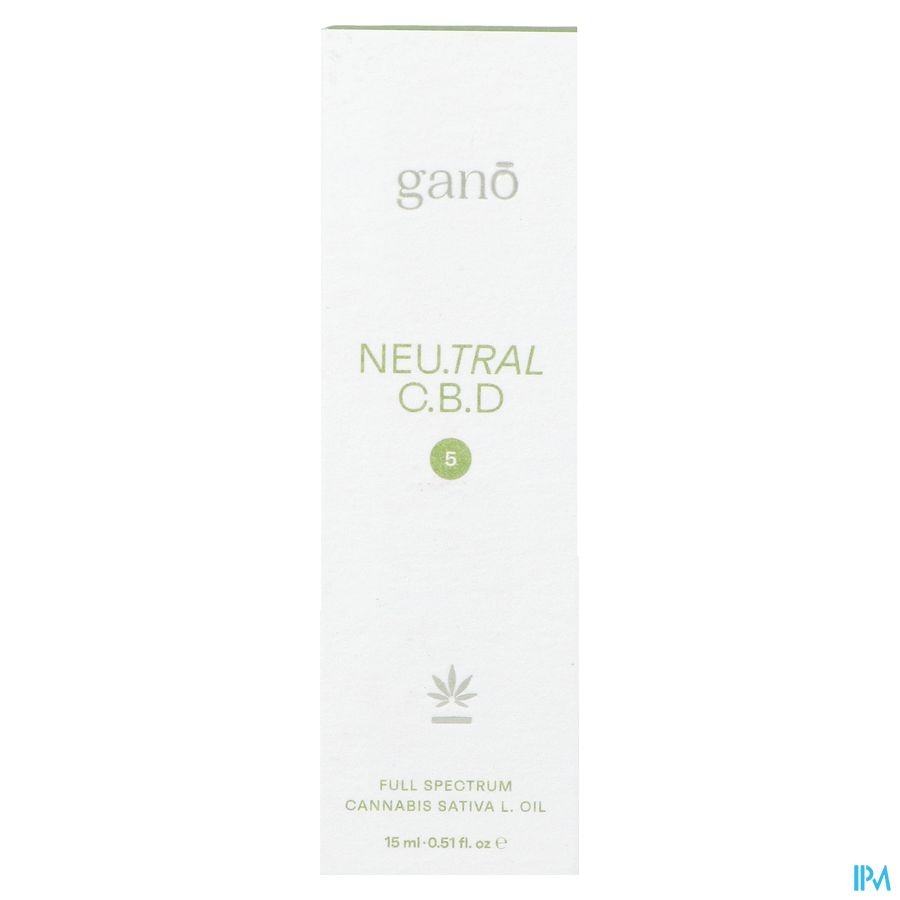 Gano Care Neutral 5% Cbd Olie 15ml