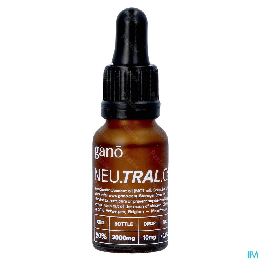 Gano Care Neutral 20% Cbd Olie 15ml