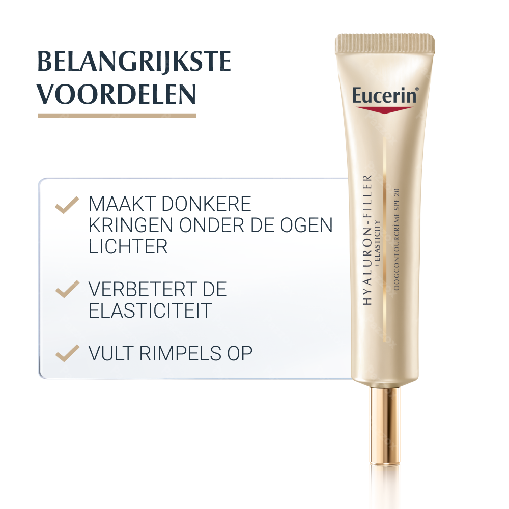 Eucerin Hyaluron Filler Elasticity Oogcontourcrème Anti-Age SPF20 15ml