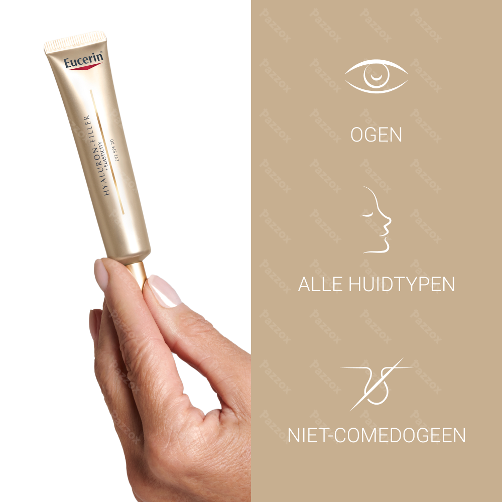 Eucerin Hyaluron Filler Elasticity Oogcontourcrème Anti-Age SPF20 15ml