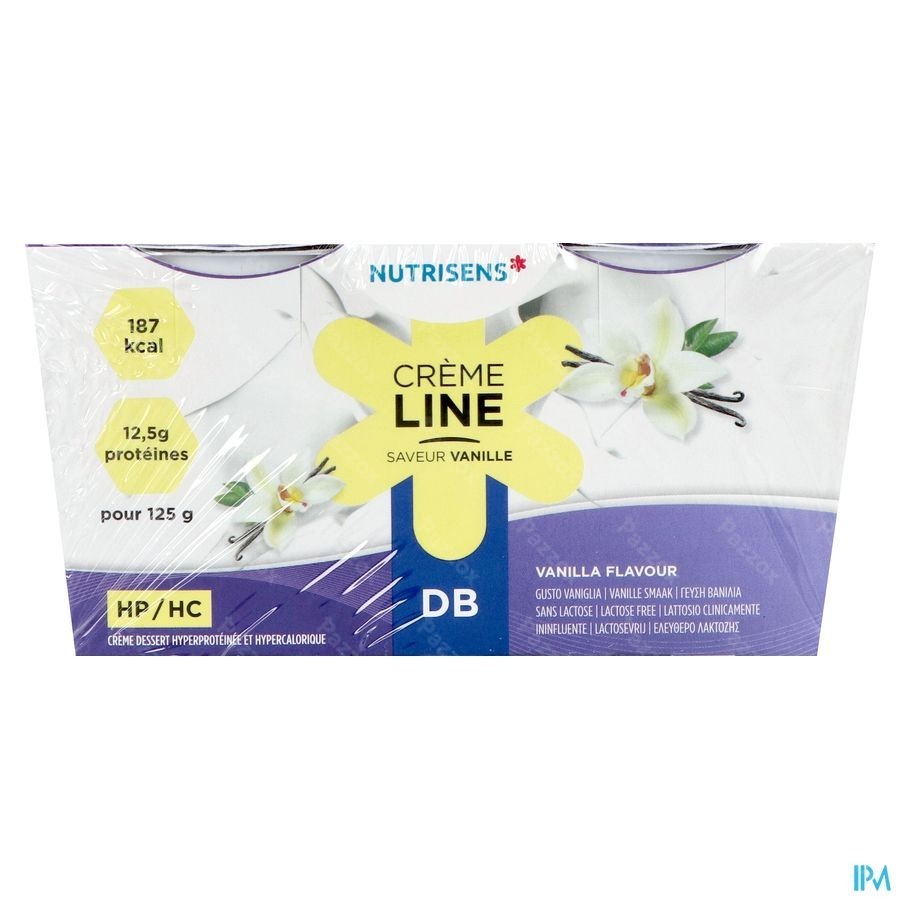 NUTRISENS CREMELINE HP/HC SL VANILLE 4X1
