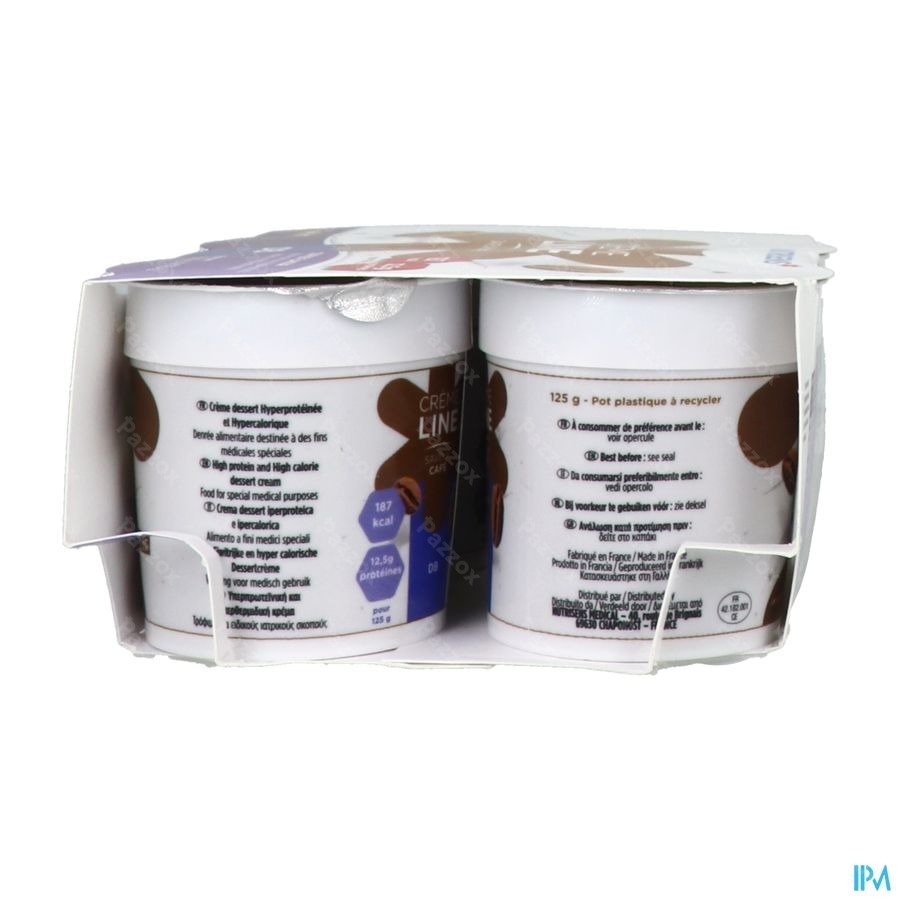 NUTRISENS CREMELINE HP/HC SL KOFFIE 4X12