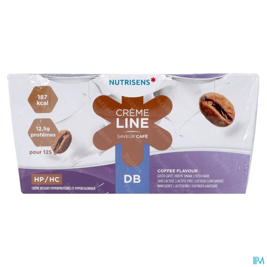NUTRISENS CREMELINE HP/HC SL KOFFIE 4X12