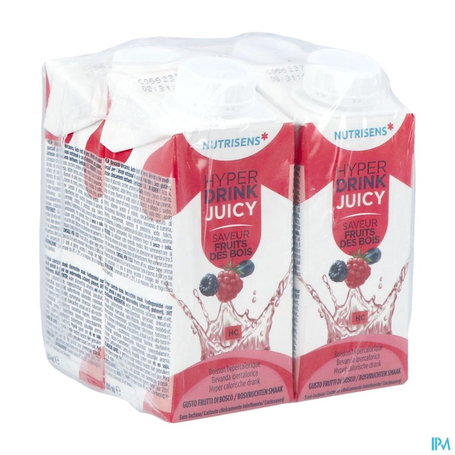 Nutrisens Hyperdrink Juicy HP/HC Bosvruchten