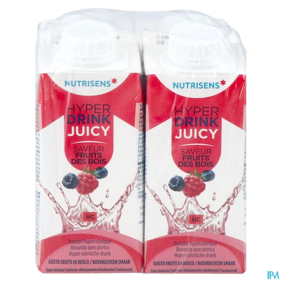 Nutrisens Hyperdrink Juicy HP/HC Bosvruchten
