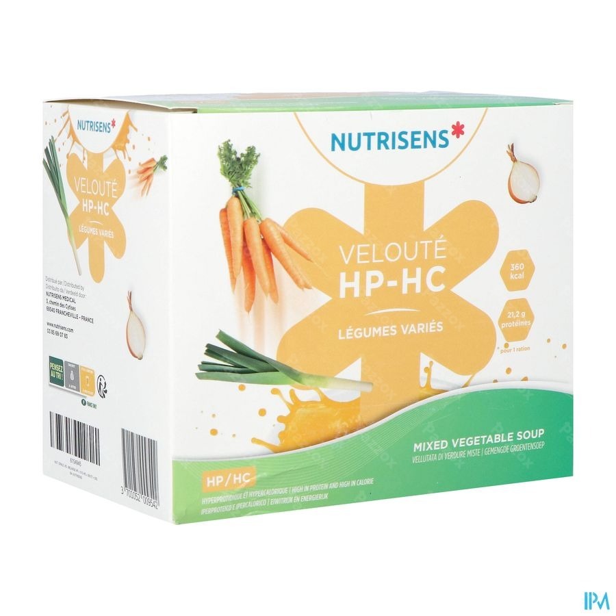 Nutrisens Soep HP/HC Gevarieerde Groenten 4 Zakjes
