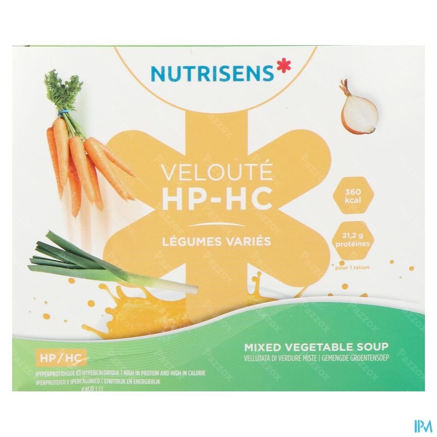 Nutrisens Soep HP/HC Gevarieerde Groenten 4 Zakjes