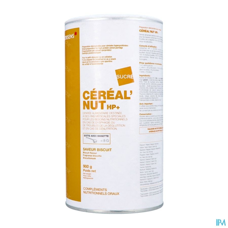 NUTRISENS CEREAL NUT HP+BT BISCUIT 900 G
