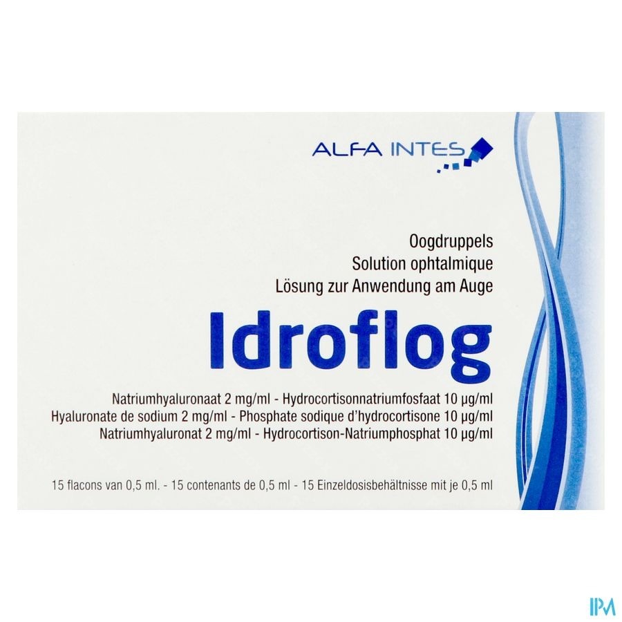 Idroflog Oogdruppels Fl 15x0,5ml