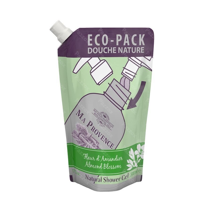 Ma Provence Douchegel Amandel Navulling 500ml