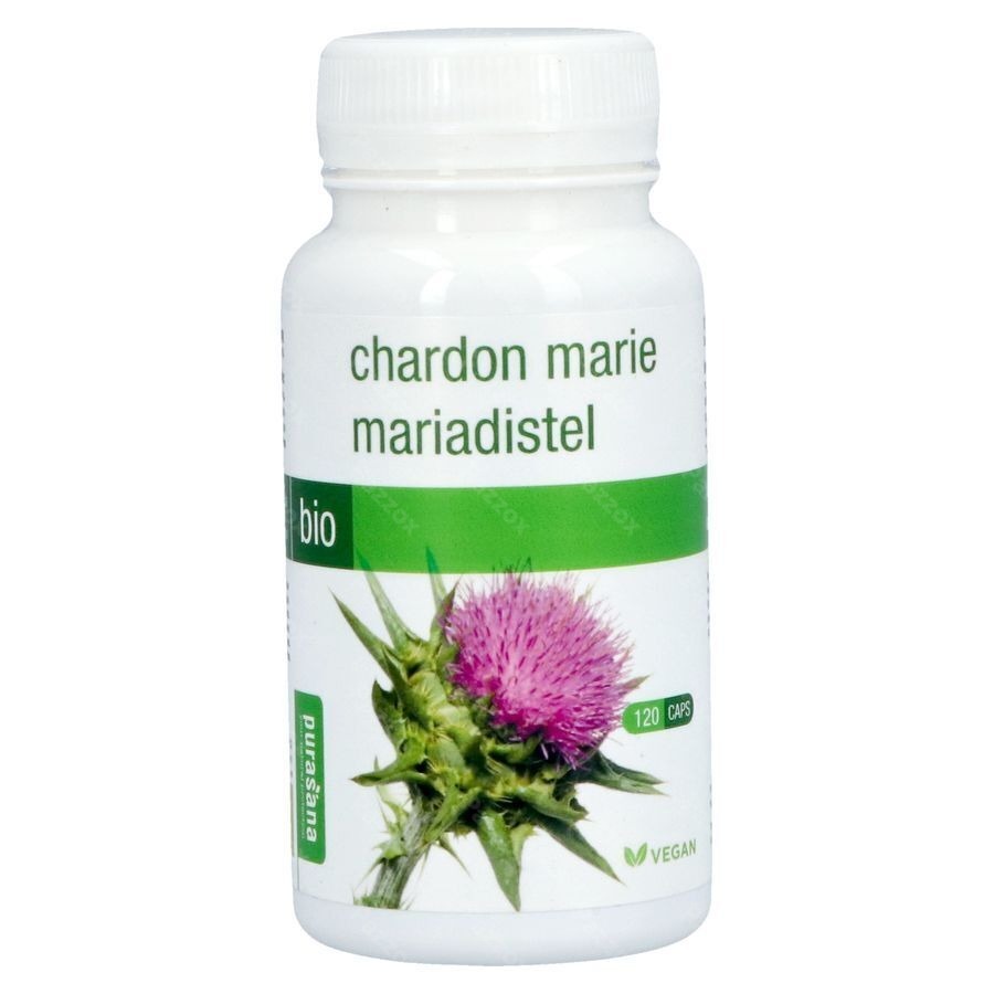 Purasana Vegan Mariadistel 300mg Bio V-caps 120