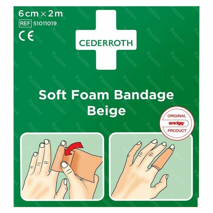 Cederroth Soft Foam Bruin 6cmx2,0m 51011019