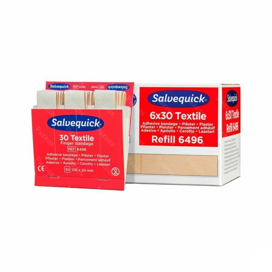 Salvequick Lange Vingerpleister Textiel 6496
