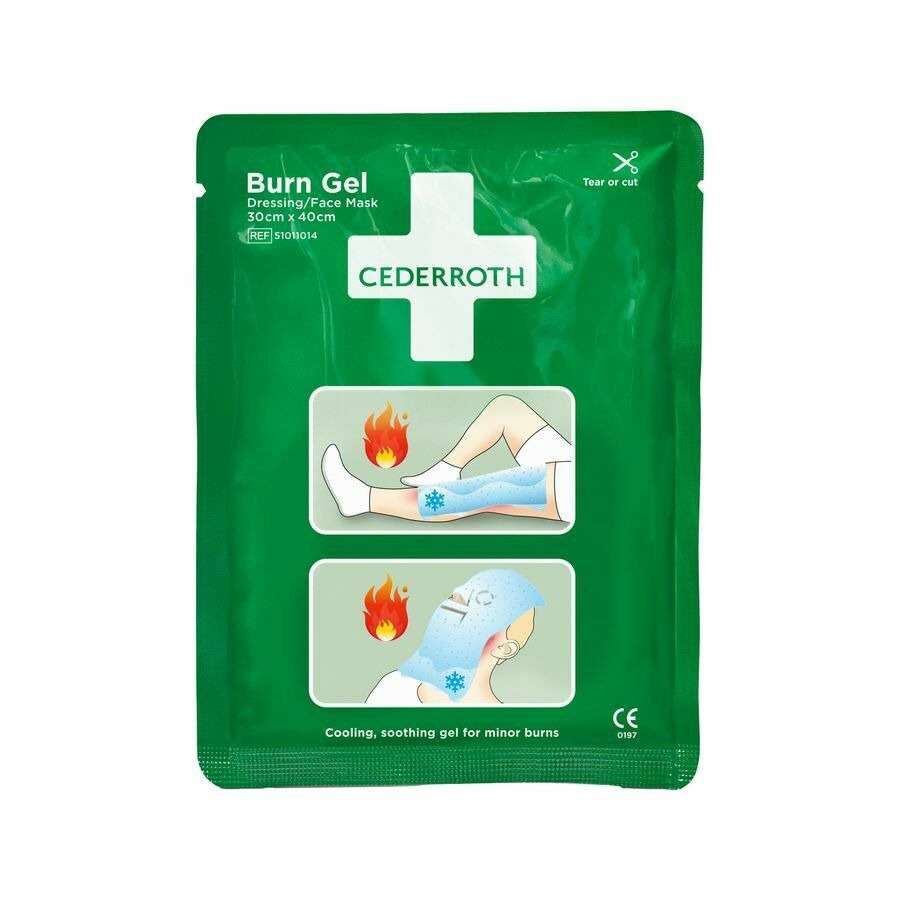 Cederroth Burn Gel Face Compres 30x40cm 51011014