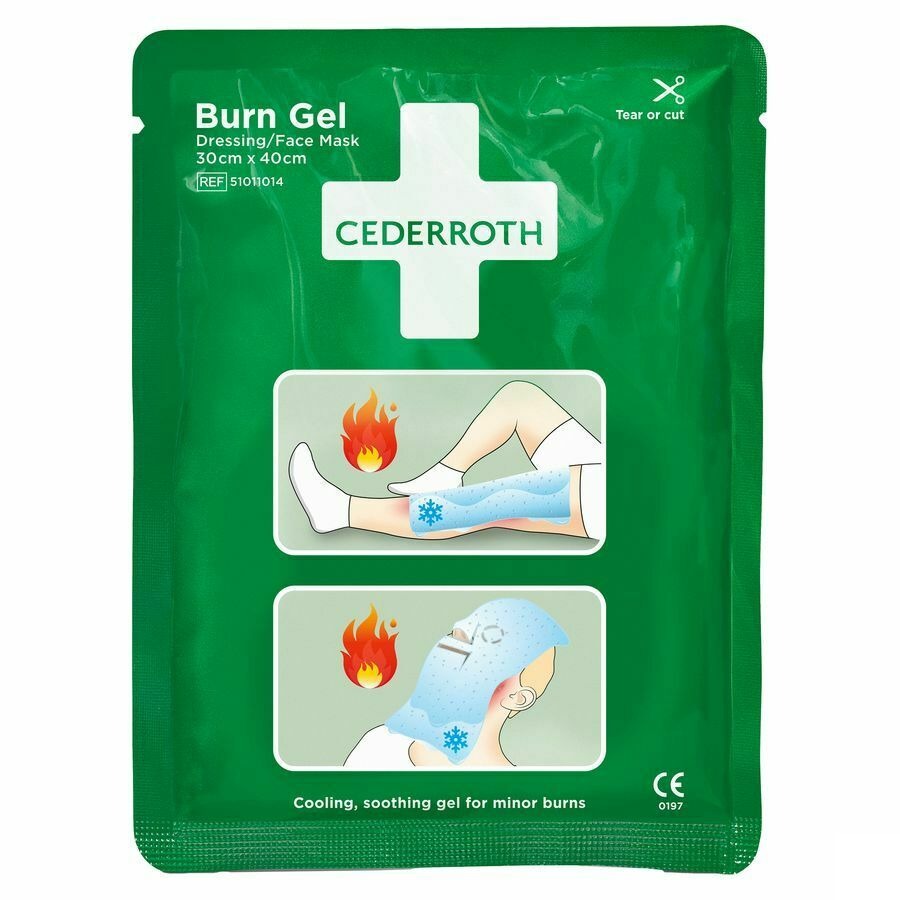 Cederroth Burn Gel Face Compres 30x40cm 51011014