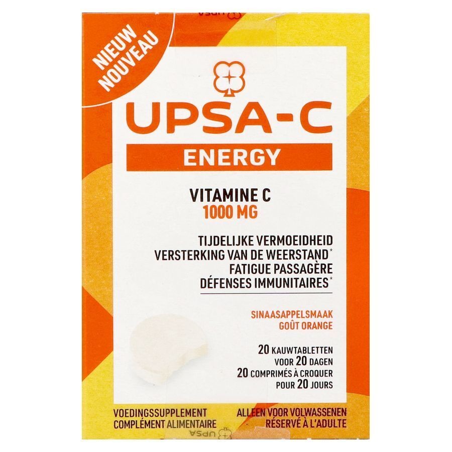 Upsa-C Energy 1000mg 20 Kauwtabletten