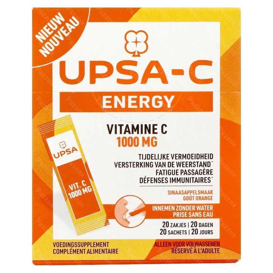 Upsa-C Energy 1000mg 20 Zakjes