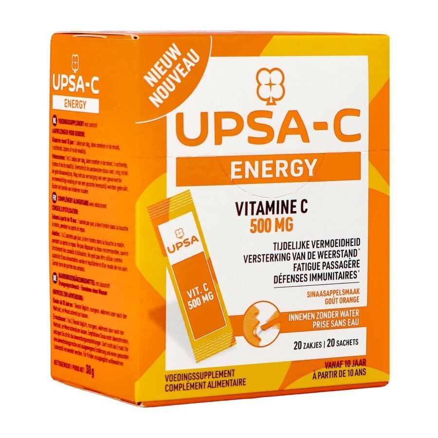 Upsa-C Energy 500mg 20 Zakjes