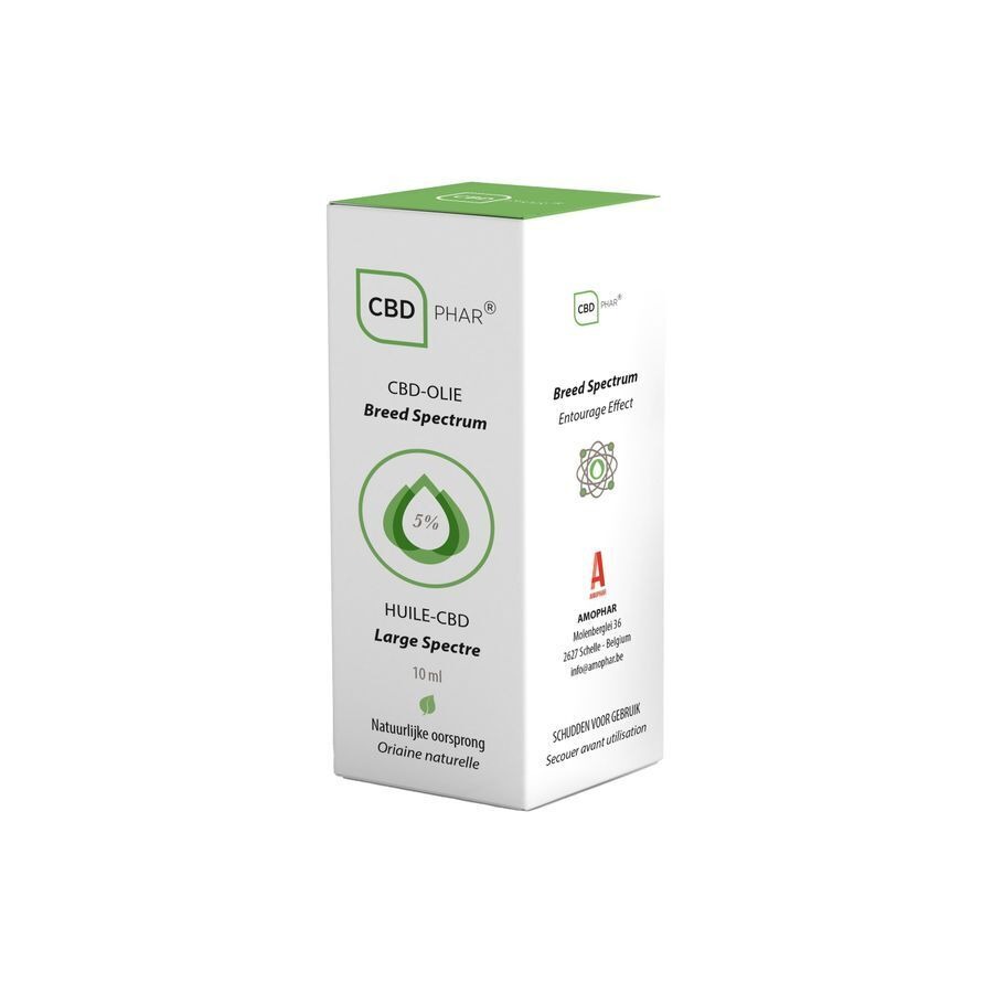 Cbd Olie Breed Spectrum 5% 10ml