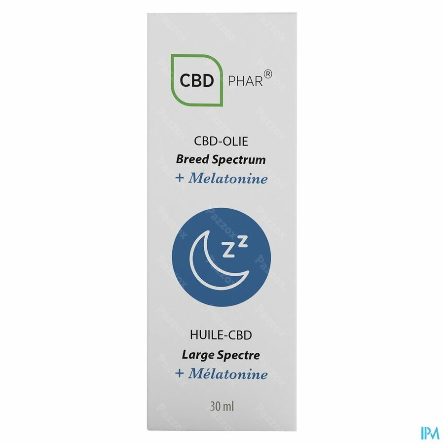 CBD-Phar CBD-Olie Breed Spectrum + Melatonine 30ml