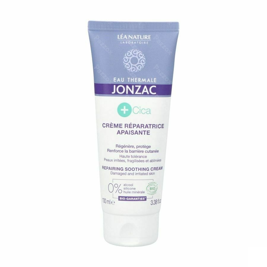 Jonzac Cica Bio Herstellende Creme Z/parfum 100ml