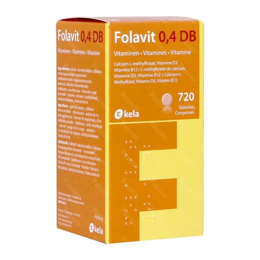 Folavit 0,4mg DB 720 Tabletten