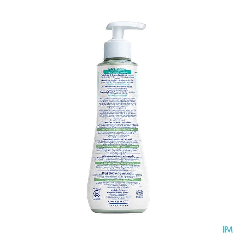 Mustela Stelatopia Herstellende Crème Anti-Jeuk 300ml