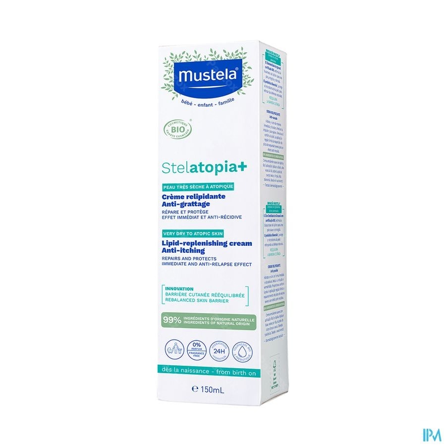 Mustela Stelatopia Herstellende Crème Anti-Jeuk 150ml