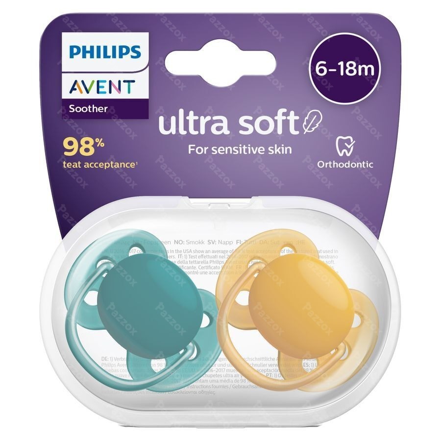 Philips Avent Fopspeen Green Yellow +6m
