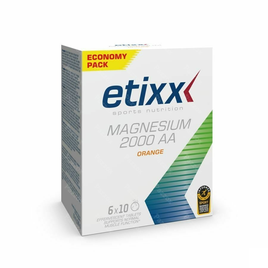Etixx Magnesium 2000 Aa Bruistabl 6x10