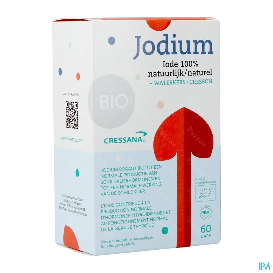 Cressana Bio Jodium + Chlorella + Waterkers 60 Capsules